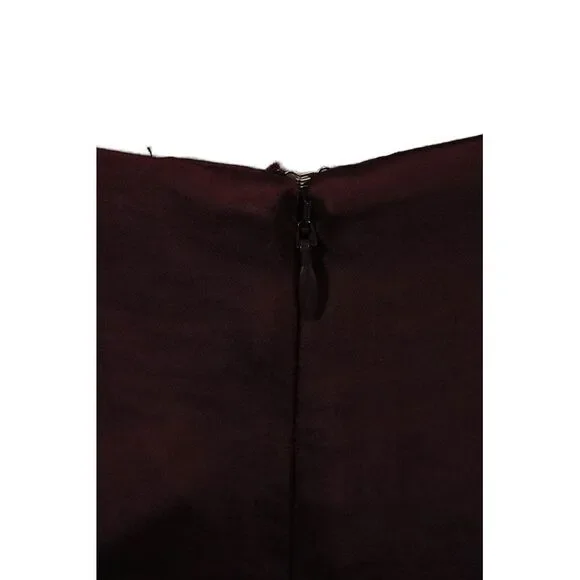 Tularosa Womens Red Wrap Skirt Viscose Polyester Midi Solid Size XS - Picture 4 of 7